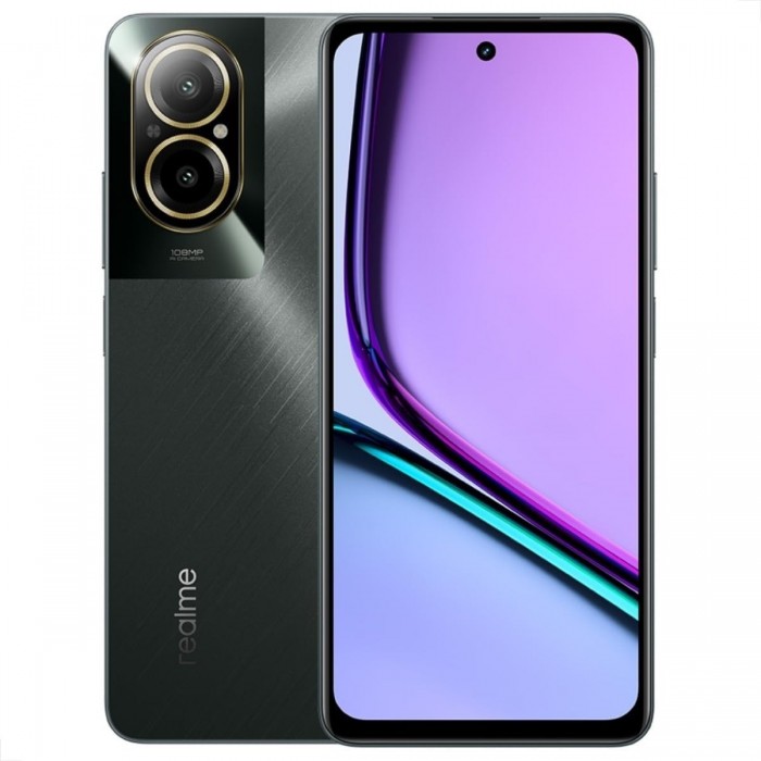 Oferta Relâmpago Celular Realme C67 256GB, 8GB RAM, Câmera Traseira Dupla de 108MP, Tela 6.72" Android 14, NFC e Processador Snapdragon 685 Preto